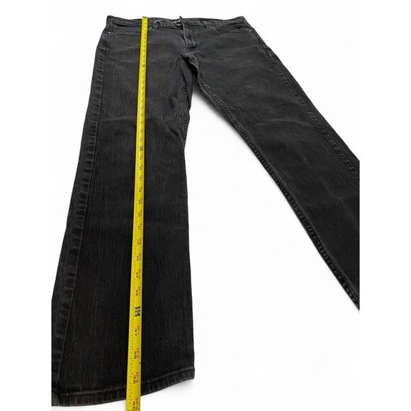 Michael Kors Men Grant Classic Fit Black Jeans 32x30 Stretch - Picture 5 of 9